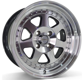 4 RODAS ZEUS MODELO TALUDA EURO / ARO 15X8 / (4X100) ET20 1