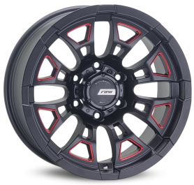 4 RODAS RAW OR-088 MODELO OFF-ROAD / ARO 17X9 (6X114) ET10 1