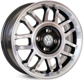 4 RODAS KR R83 MODELO GOL GT SNOWFLAKE / ARO 17X6 / (4X100) ET42