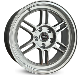 4 RODAS KR F1 MODELO ENKEI RPF1 / ARO 17X7 / (4X100) ET40 cor:Prata 1