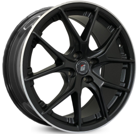 4 RODAS GT7  BBS CIR HYUNDAI HB20  / ARO 17X7 / (4X100) ET32 cor:Preta Fosca Diamantada 1