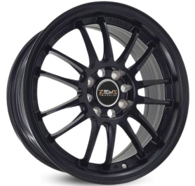 4 RODAS ZEUS IMPORTADAS RAYS RE30 / ARO 15X6 (4X100) ET:35 cor:Preta Fosca 1