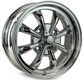 4 RODAS RAW 8 SPOKE FUSCA / ARO 15X5,5 / (4X130) ET35 cor:V-Chrome 1