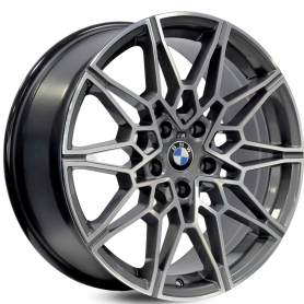 4 RODAS RAW B44 MODELO BMW M3 G80 / ARO 19X8 / (5X112) ET27 cor:Grafite Diamantada 1