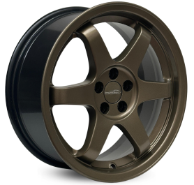 4 RODAS KR MODELO RAYS VOLK TE37 / ARO 17X7 (4X100) ET:35 cor:Bronze 1