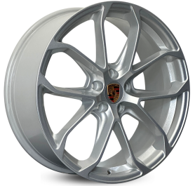 4 RODAS BAR CAYENNE GTS / ARO 18X8 (5x108) ET42 cor:Prata 1