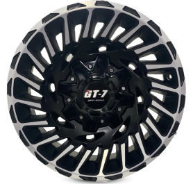 4 RODAS GT7 RALLY OFF-ROAD MAVERICK / ARO 17X9 / (5X108)ET 0 cor:Preta Diamantada Fosca 1