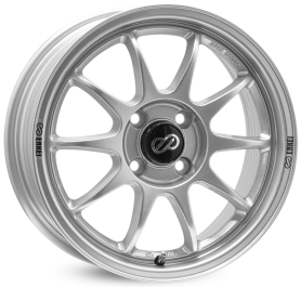 4 RODAS RAW MODELO ENKEI J10 JDM / ARO 15X6,5 / (4x100) ET35 cor:Prata 1