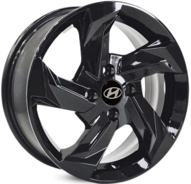 4 RODAS KR K60 HYUNDAI HB20 / ARO 15X6 / (4X100) ET36 cor:Black Piano 1