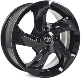 4 RODAS KR K60 TOYOTA YARIS  / ARO 15X6 / (4X100) ET36 cor:Black Piano 1