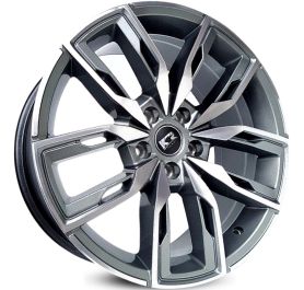 4 RODAS KRMAI MODELO KR K67 / ARO 20X8 / (5X112) ET40 cor:Grafite Diamantada 1