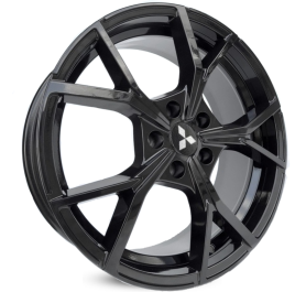 4 RODAS KR K73 MODELO MITSUBISHI LANCER / ARO 18X7 / (5X114) ET40 cor:Black Piano 1