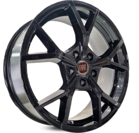 4 RODAS KR K73 MODELO FIAT TORO / ARO 18X7 / (5X110) ET40 cor:Black Piano 1