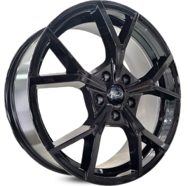 4 RODAS KR K73 MODELO FORD FUSION, MAVERICK / ARO 18X7 / (5X108) ET40 cor:Black Piano 1