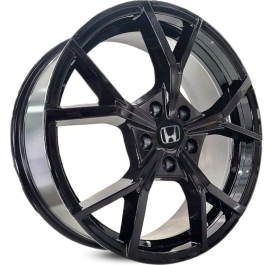 4 RODAS KR K73 MODELO HONDA CIVIC / ARO 18X7 / (5X114) ET40 cor:Black Piano 1