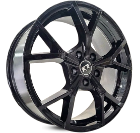 4 RODAS KR K73 MODELO ESPORTIVO / ARO 17X7 / (5X114) ET40 cor:Black Piano 1