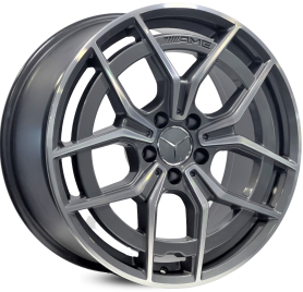 4 RODAS RAW M29 MODELO C 300 2.0 EQ / ARO 19X8 / (5X112) ET30 cor:Grafite Diamantada 1