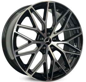 4 RODAS KR M30 MODELO MERCEDES / ARO 20X8 / (5X112) ET42 cor:Preta Diamantada 1