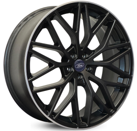 4 RODAS KR FORD FUSION, MAVERICK / ARO 20X8 / (5X108) ET40 cor:Preta Borda Diamantada 1