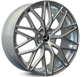 4 RODAS KR M30 MODELO MERCEDES / ARO 20X8 / (5X112) ET42 cor:Prata 1