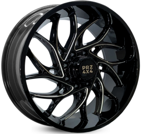 4 RODAS PRZ HUNTER RAM 3500 OFF-ROAD / 22X10,5 (8X165) ET:10 cor:Black Piano 1