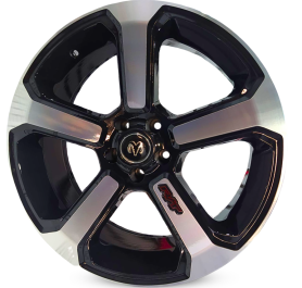 4 RODAS GT7 MODELO JEEP COMPASS / ARO 20X8,5 / (5X110) ET27 cor:Preta Diamantada 1