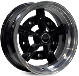 4 RODAS RAW CLASSIC RAIDER / ARO 15x6,5 / (5x205) ET:-20 cor:Preta Diamantada 1