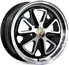 4 RODAS RAW PORSCHE MAGNUS WALKER / ARO 15X4,5 / (5X130) ET40 cor:Preta Diamantada 1