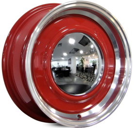 4 RODAS RAW SMOOTHIE KOMBI / ARO 17X7 / (5X112) ET30 cor:Vermelha Diamantada 1