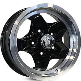 4 RODAS RAW CLASSIC COOKIE / ARO 15X6,5 / (5X130) ET36 cor:Preta Diamantada 1