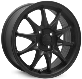 4 RODAS RAW IMPORTADA RAYS CE28 / ARO 15X6,5 (4x100) ET35 cor:Preta Fosca 1