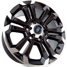 4 RODAS KR S36 MODELO FORD RANGER / ARO 18X7,5 / (6X139) ET38 cor:Preta Diamantada 1