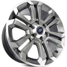 4 RODAS KR S36 MODELO FORD RANGER / ARO 18X7,5 / (6X139) ET38 cor:Grafite Diamantada 1