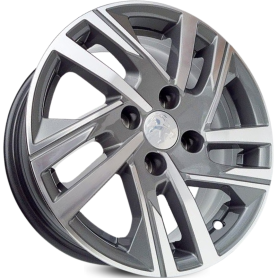 4 RODAS KR S38 MODELO PEUGEOT 208 GRIFFE / ARO 15X6 / (4X108) ET25