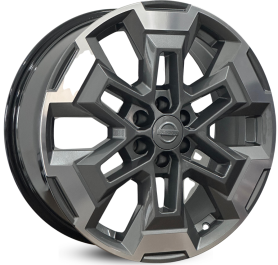 4 RODAS KR S51 NISSAN FRONTIER / ARO 20X8,5 / (6x114) ET35 cor:Grafite Diamantada 1