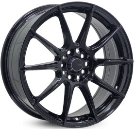 4 RODAS RAW MODELO YKW STORM S1 / ARO 17X7,5 (5x100) ET45 cor:Preta Fosca 1