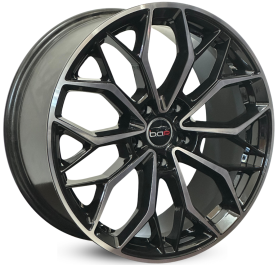 4 RODAS BAR STROLLER / ARO 18X8 (5X105) ET:40 cor:Preta Diamantada 1