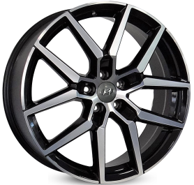 4 RODAS RAW MODELO CRETA, IX35, TUCSON / ARO 20X8 / (5X114) ET45 cor:Preta Diamantada 1