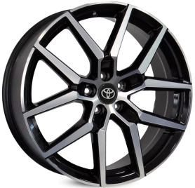 4 RODAS RAW V04 COROLLA CROSS / ARO 20X8 / (5X114) ET45 cor:Preta Diamantada 1