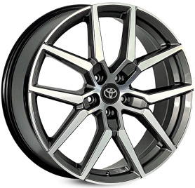 4 RODAS RAW V04 COROLLA CROSS / ARO 20X8 / (5X114) ET45 cor:Grafite Diamantada 1