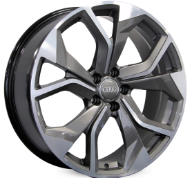 4 RODAS RAW MODELO AUDI RS Q8, Q3 / ARO 20X8 / (5X112) ET42 cor:Grafite Diamantada 1