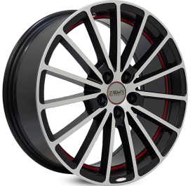 4 RODAS TSW MODELO ASAN / ARO 17X7 / (4X100) ET40 cor:Preta Fosca 1