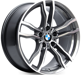 4 RODAS RAW MODELO BMW X6 4.4 M / ARO 18X8 / (5X120) ET35 cor:Grafite Diamantada 1