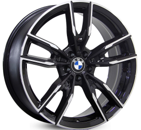 4 RODAS RAW MODELO BMW X2 M35i / ARO 20X8,5 / (5X112) ET40 cor:Preta Diamantada 1