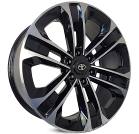 4 RODAS GT7 BLAZER HILUX / ARO 20X8,5 / (6X139) ET30 cor:Preta Diamantada 1