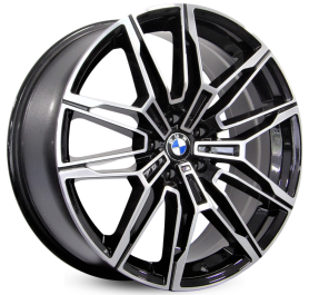 4 RODAS RAW MODELO BMW M3 G80 / ARO 20X8,5 / (5X112) ET27 cor:Preta Diamantada 1