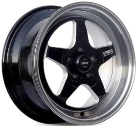 4 RODAS KR C14 MODELO WELD RT-S / ARO 15X4 / (5X114) ET -10 cor:Preta Diamantada 1