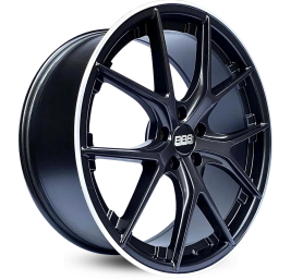 4 RODAS GT7 MODELO BBS CI-R / ARO 18X8 / (5X100) ET40 cor:Preta Fosca Diamantada 1