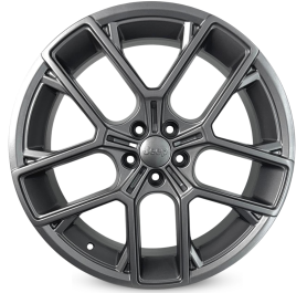 4 RODAS GT7 JEEP COMPASS BLACKHAWK / ARO 20X8,5 (5X110) ET31 cor:Grafite Fosco 1