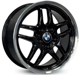 4 RODAS RAW CLASSIC BMW M5 E34 / ARO 17X7 / (5X120) ET20 cor:Preta Diamantada 1